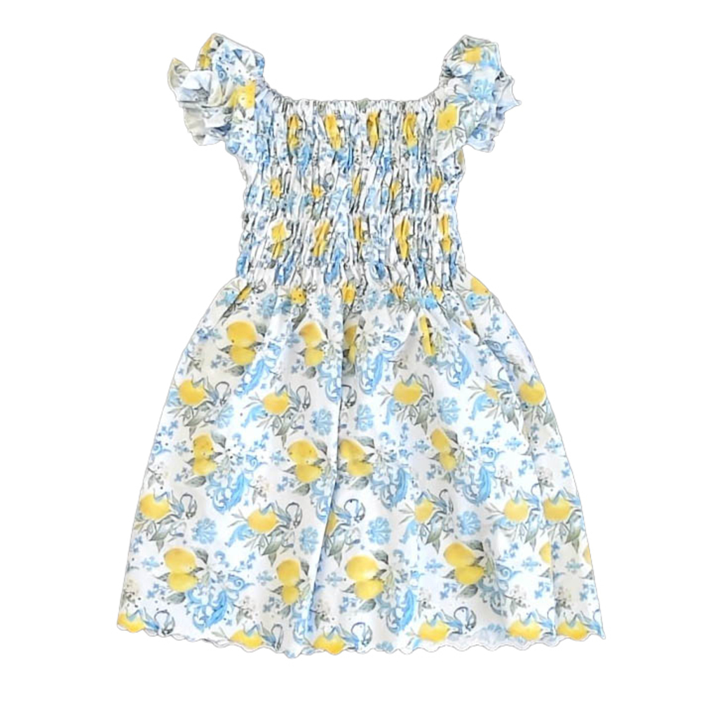 Unknown Brand Girls Blue | Lemons Dress size: 3T